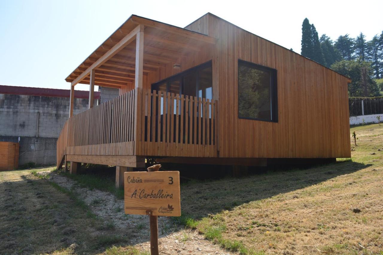 Cabanas Compostela - Cabana A Carballeira San Giacomo di Compostella Esterno foto